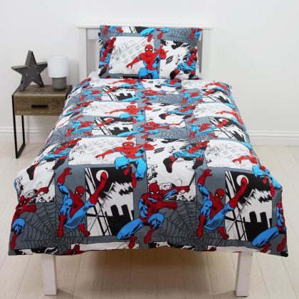 Spiderman Bed Sheet Twin Size – Assorted Design