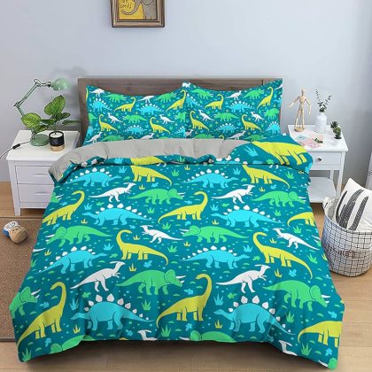 Dinosaur Bed Sheet Single bed