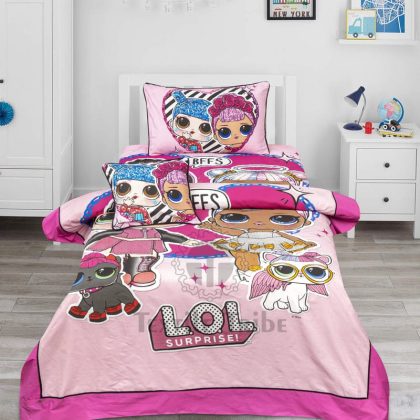 LOL Surprise princess Bed Sheet Single bed