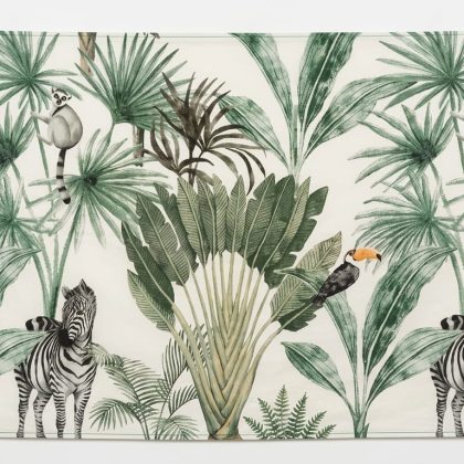 Tropical Jungle Safari Bed Sheet Single bed