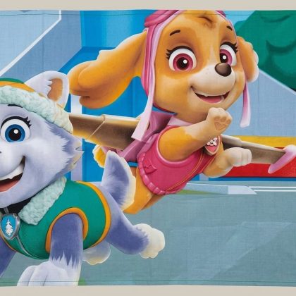 Paw Patrol Skye and Everest Bed Sheet Single bed